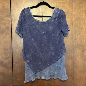 Navy Blue Blouse